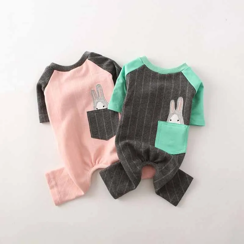 Весенняя Пижама для милых собак одежда домашних животных комбинезон мягкая и