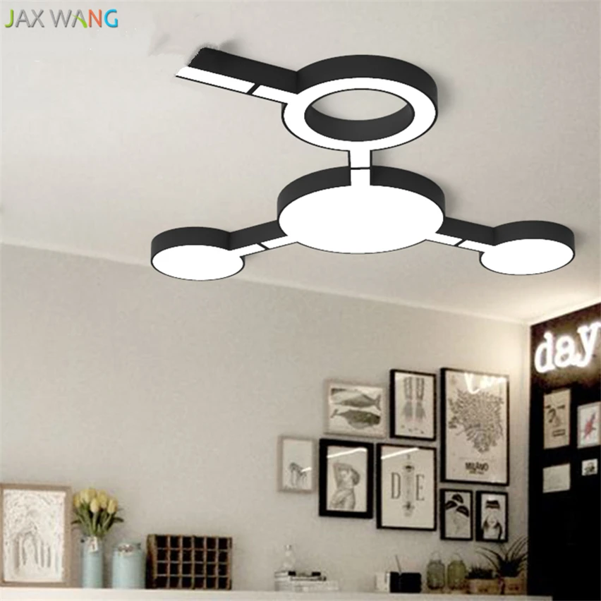 Modern Simple crop circle Led ceiling lights plafond lamp for home living room light fixture bedroom lamps | Лампы и освещение