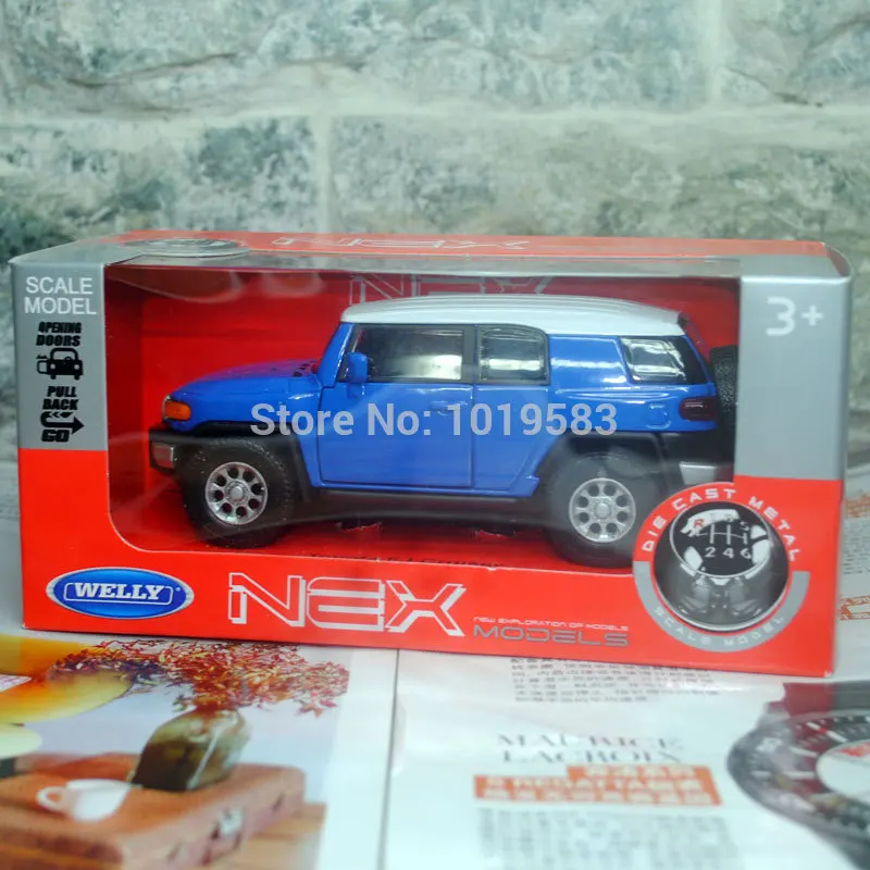 3 шт./лот оптовая продажа WELLY масштаб 1/36 автомобильные игрушки Япония Toyota FJ Cruiser SUV