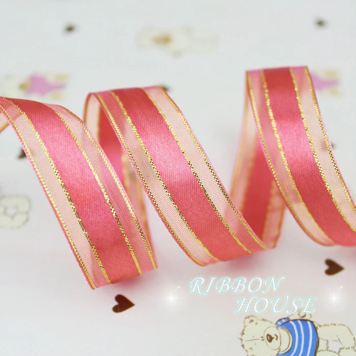 Ленточка из грозгрена высокого качества, ярко-красного цвета, ширина 5/8 дюйма (15-16 мм), для подарочной упаковки на свадьбу, 50 ярдов/лот.