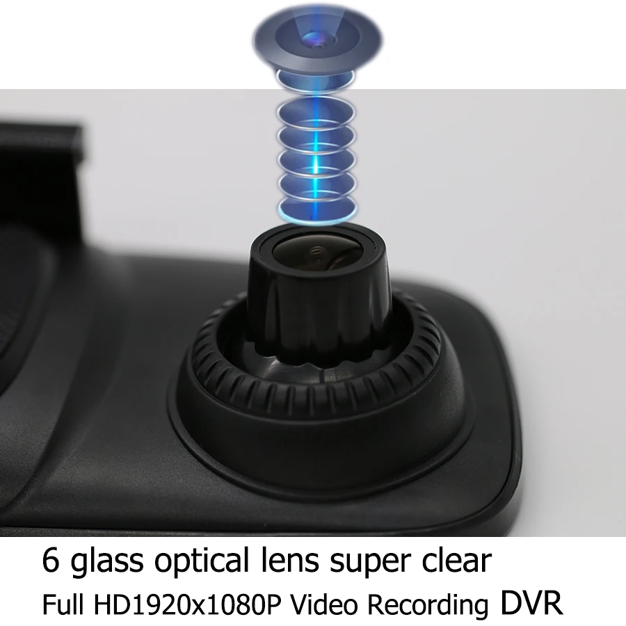 Камера заднего вида Udricare 7 дюймов 4G Android GPS Wi Fi Bluetooth 1 ГБ ОЗУ 16 Гб|dual camera|mirror gpsvideo recoder