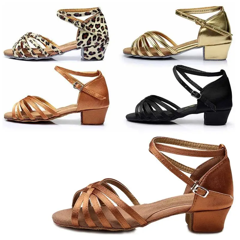 Child Ballroom indoor Shoes Dancing Latin Tango For Girl Discount Brand Heel Hight 3.5cm 601 | Спорт и развлечения