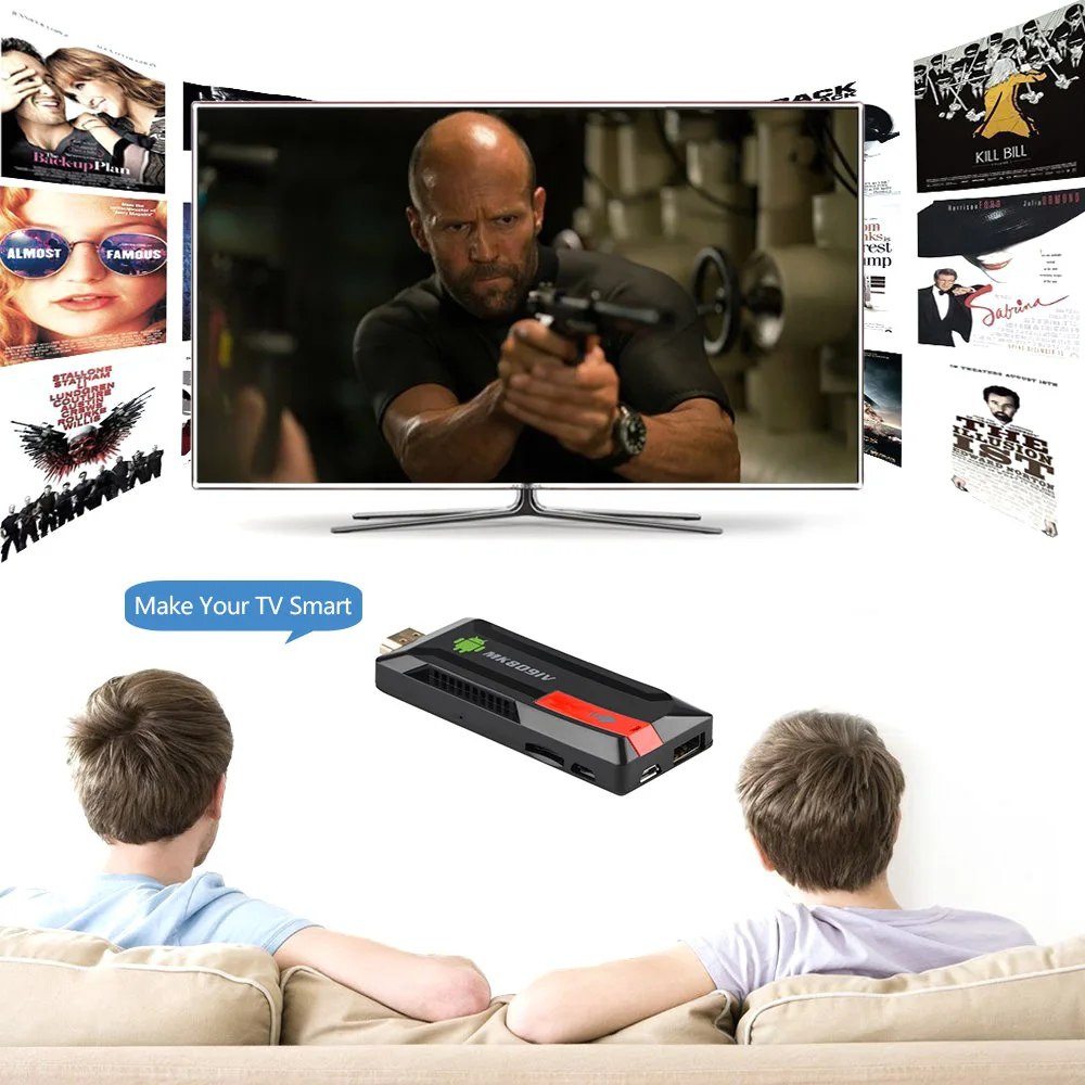 Wechip MK809 IV Android TV Stick 7 1 4K Dongle AirPlay DLNA HD медиаплеер stick MK809IV | Электроника