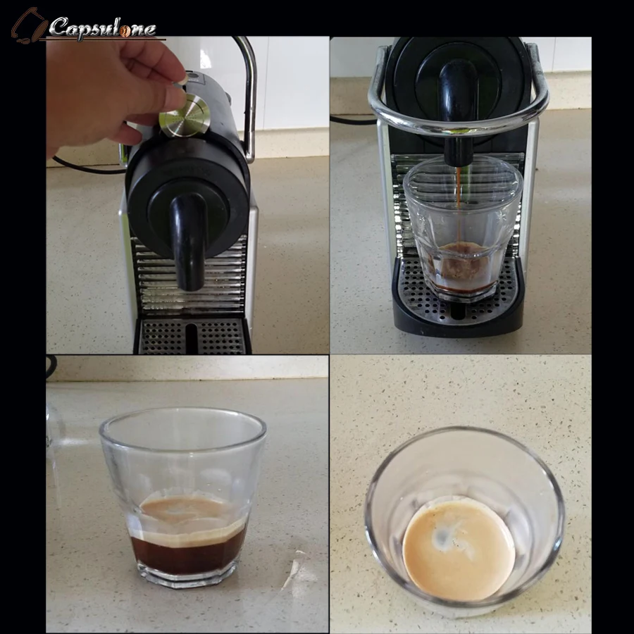 Фото Капсула для кофе nespresso, многоразовая, из нержавеющей стали №5