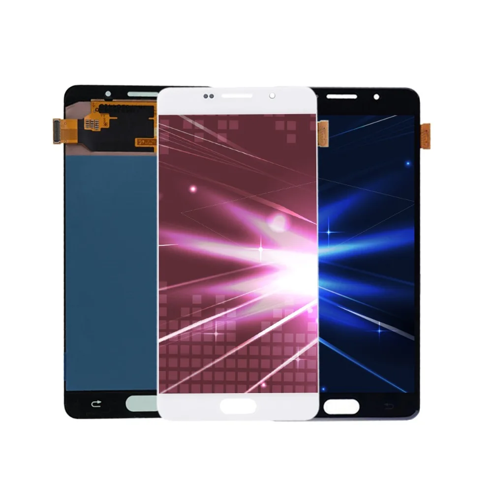 ЖК дисплей AMOLED для SAMSUNG GALAXY A7 2016 A710 A710F A710M сенсорный экран протестирован