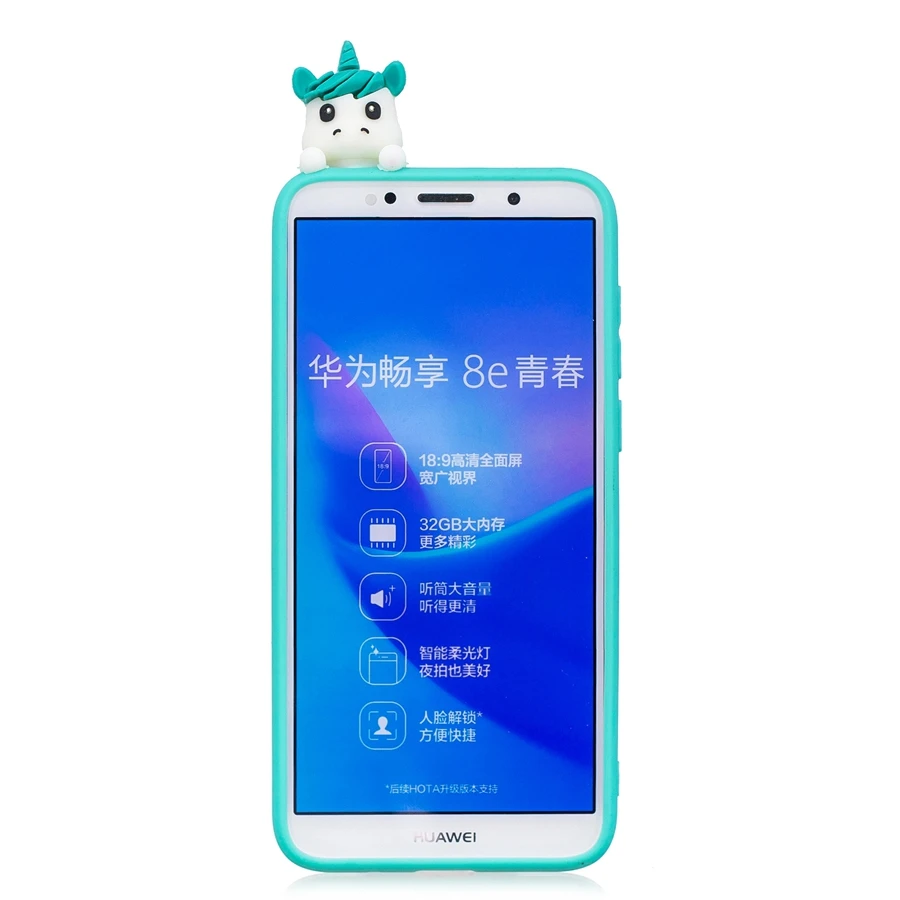 Y52018 чехол для телефона s для huawei Y5 чехол для Fundas huawei Y5 Prime чехол с единорогом пандой