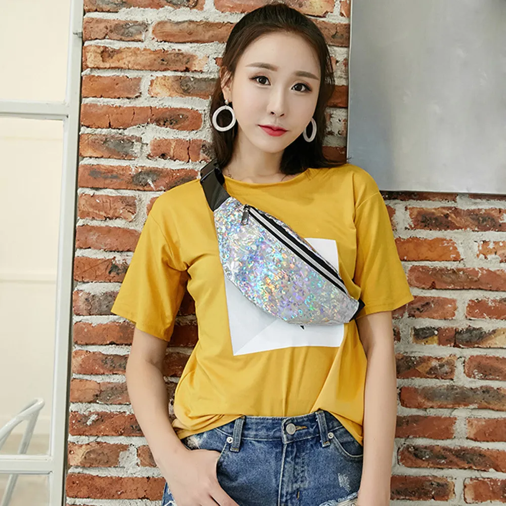 Модная нейтральная Спортивная сумка-мессенджер CONEED с лазерным карманом сумка из