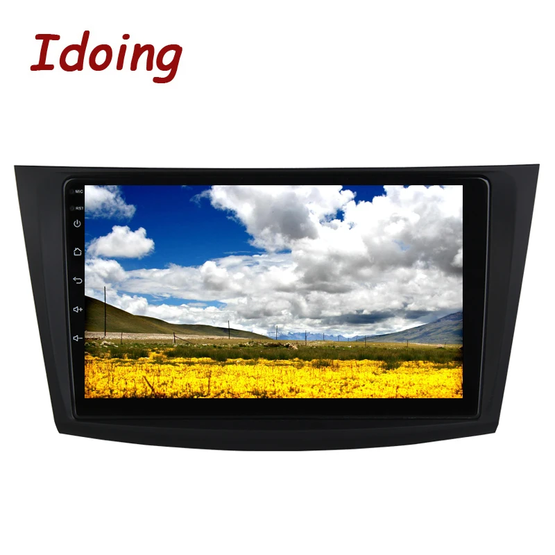 Idoing 1Din 9 дюймов Android8.0/7 1 Автомобильный мультимедийный плеер Подходит для мазда3 3
