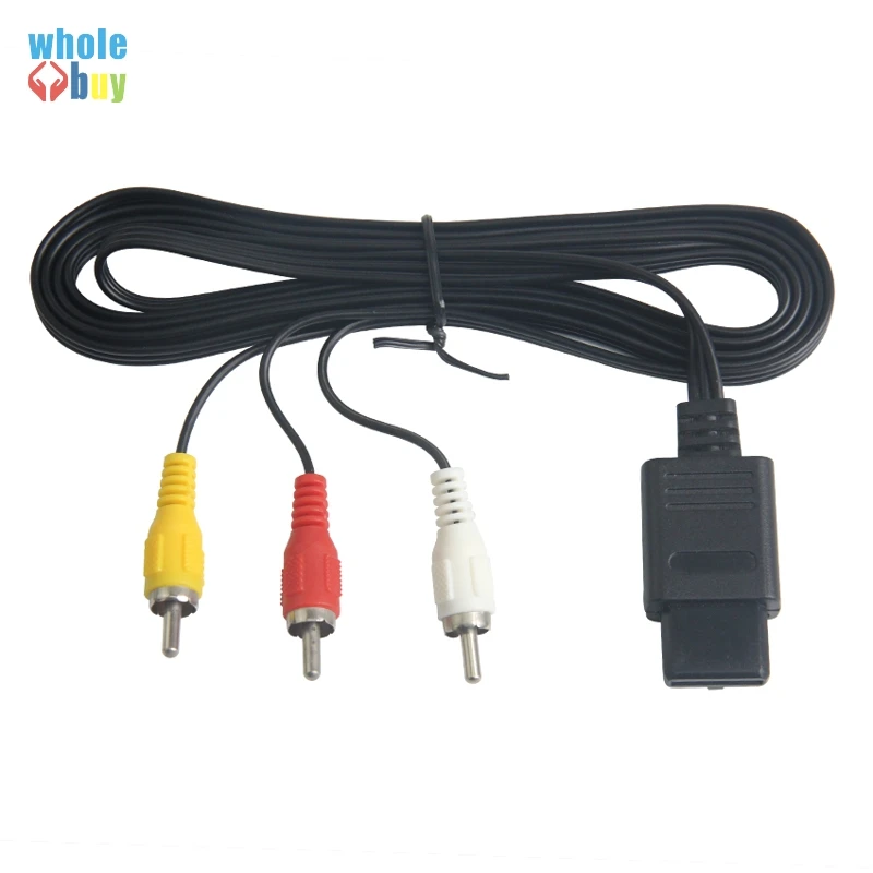 1 8 м 6 футов AV TV RCA видеокабель для игрового кубика/для SNES GameCube/для Nintendo N64 64 игровой