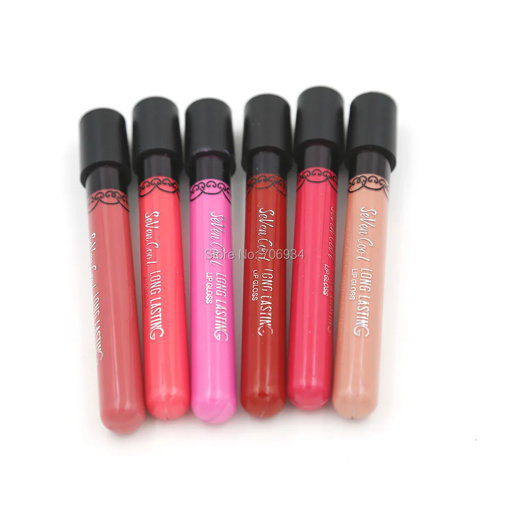 Блеск для губ 18 шт./Лот бриллиантовый водостойкий блеск набор 24 часа стойкая сеть