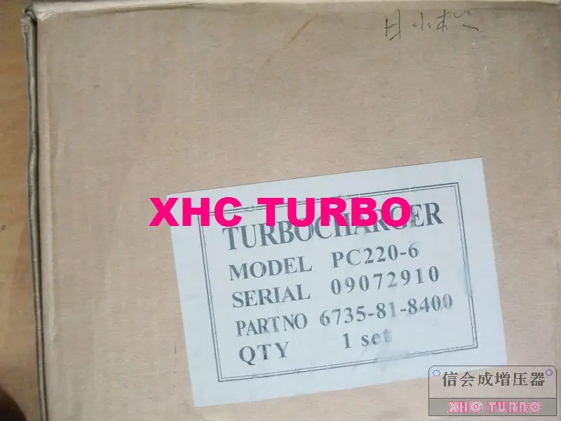 Новый турбокомпрессор HX35 6735818400 3539697 для двигателя KOMATSU PC220 6 Excavater SA6D102E|turbocharger| |