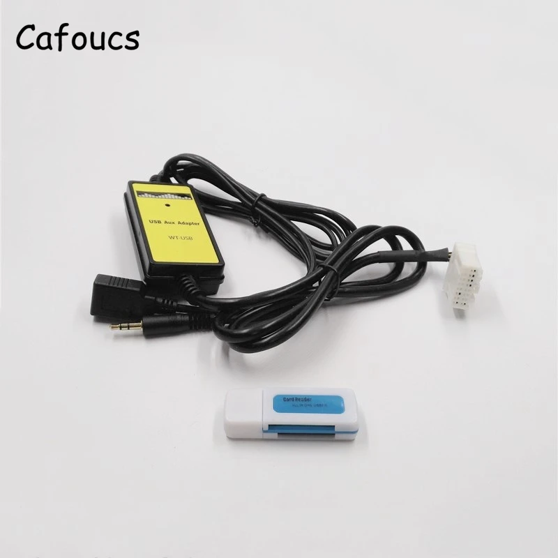 Адаптер Cafoucs для Mazda Aux Usb MP3 автомобильный музыкальный адаптер CD аудио зарядное