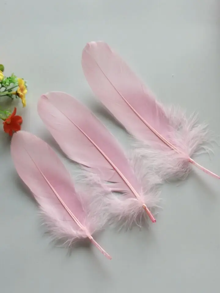 50 шт. гусиные перья 6 8 дюймов/15 20 см|feather 50|50 featherspink goose feather |