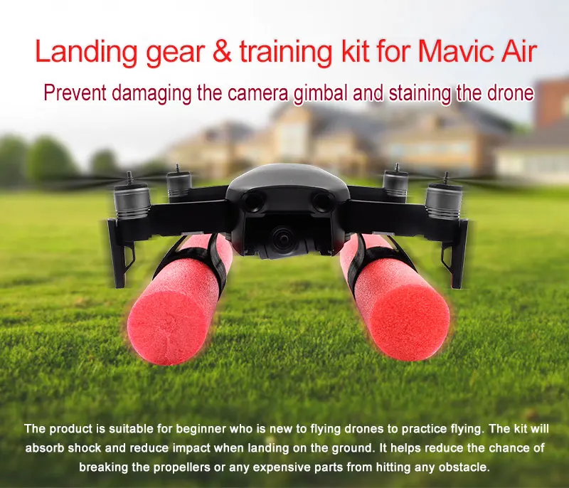 DJI Mavic Air Расширенный посадочный механизм тренировочный комплект не может плавать на воде для mavic air Аксессуары