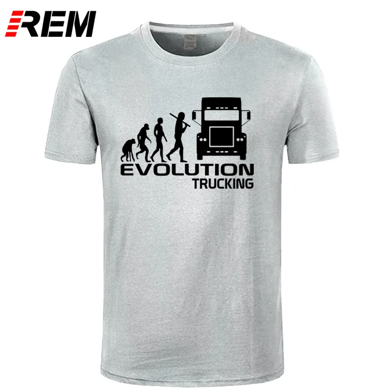REM брендовая одежда EVOLUTION TRUCKING truck driver cab gift ideas забавная Футболка Мужская хлопковая футболка с коротким рукавом Топ Camiseta - Цвет: 7