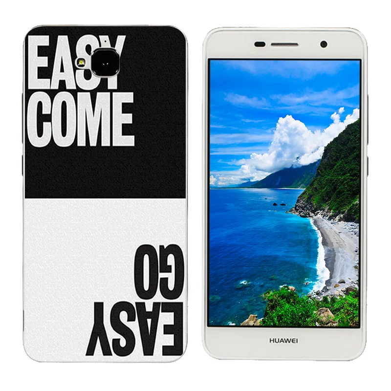 Мягкий чехол для Huawei Honor 4c Pro Черный силиконовый с буквенным принтом Y6 Holly 2 Plus Enjoy 5 |