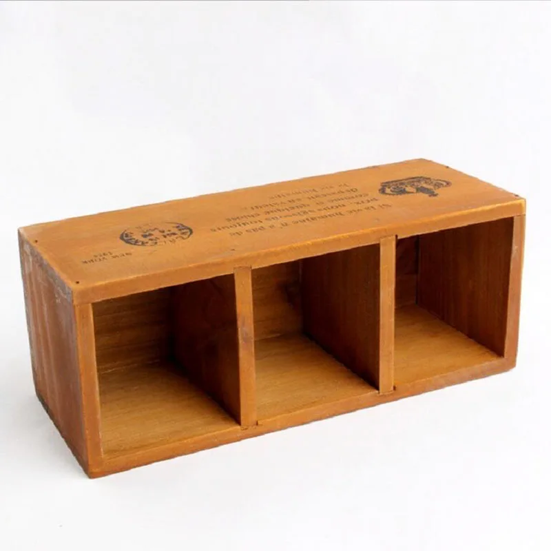 Многофункциональные деревянные ящики для хранения дома и сада креативная