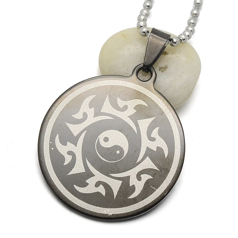 Женское колье из черной нержавеющей стали длиной 60 см|necklace chains wholesale|chain link heart