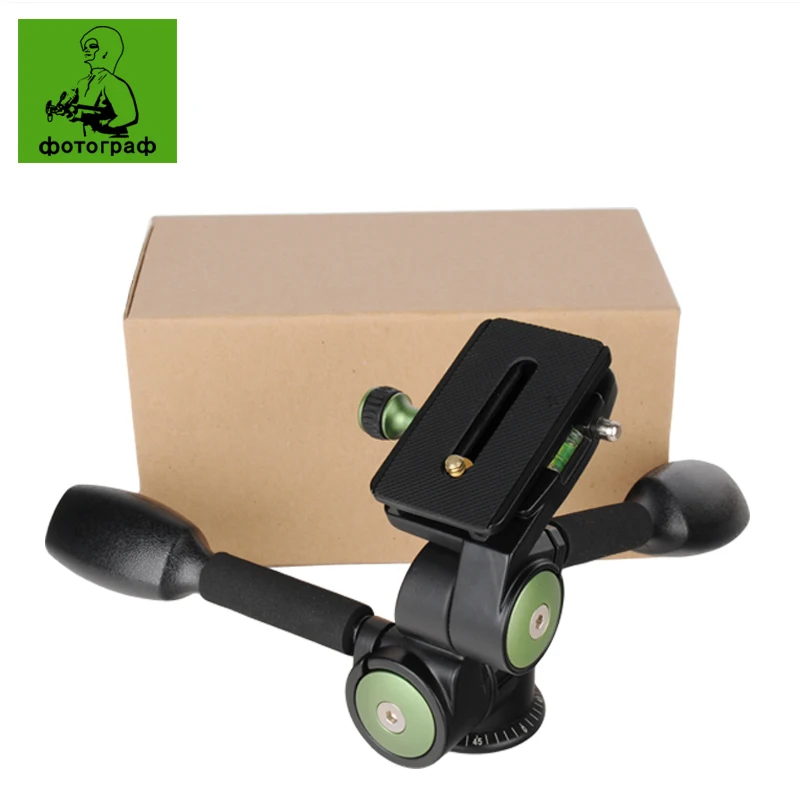 DPOTORPADP SYS40 шаровой головкой двойные ручки Quick Release Plate для Canon Nikon sony Fuji Камера штатив