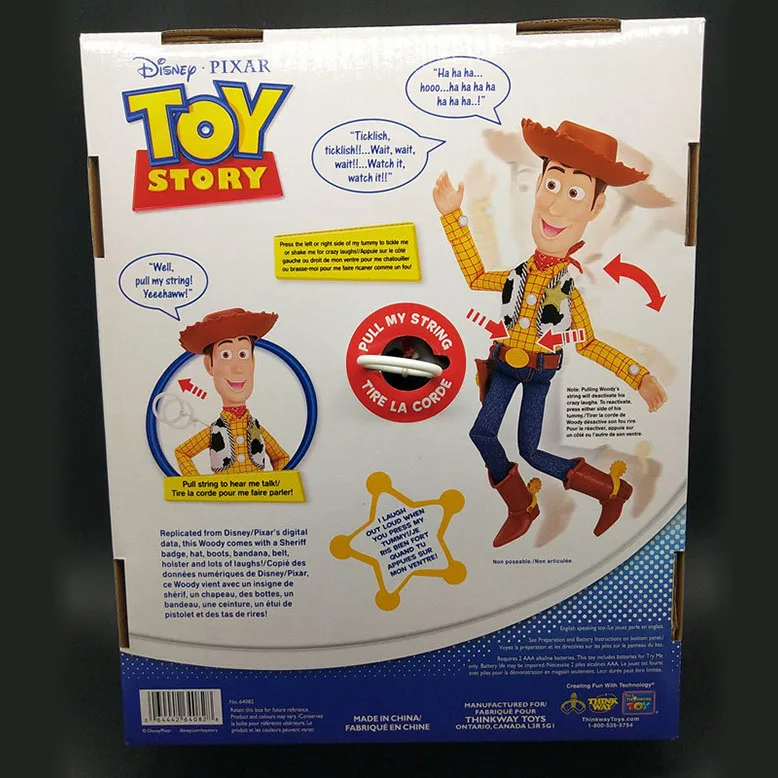 Экшн игрушка английский говорящий Поющий древесный и Jessie фигурки Дисней история