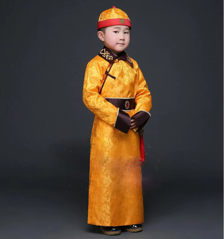 Новое поступление Hanfu Мужской Детский Костюм Древний китайский Принца платье