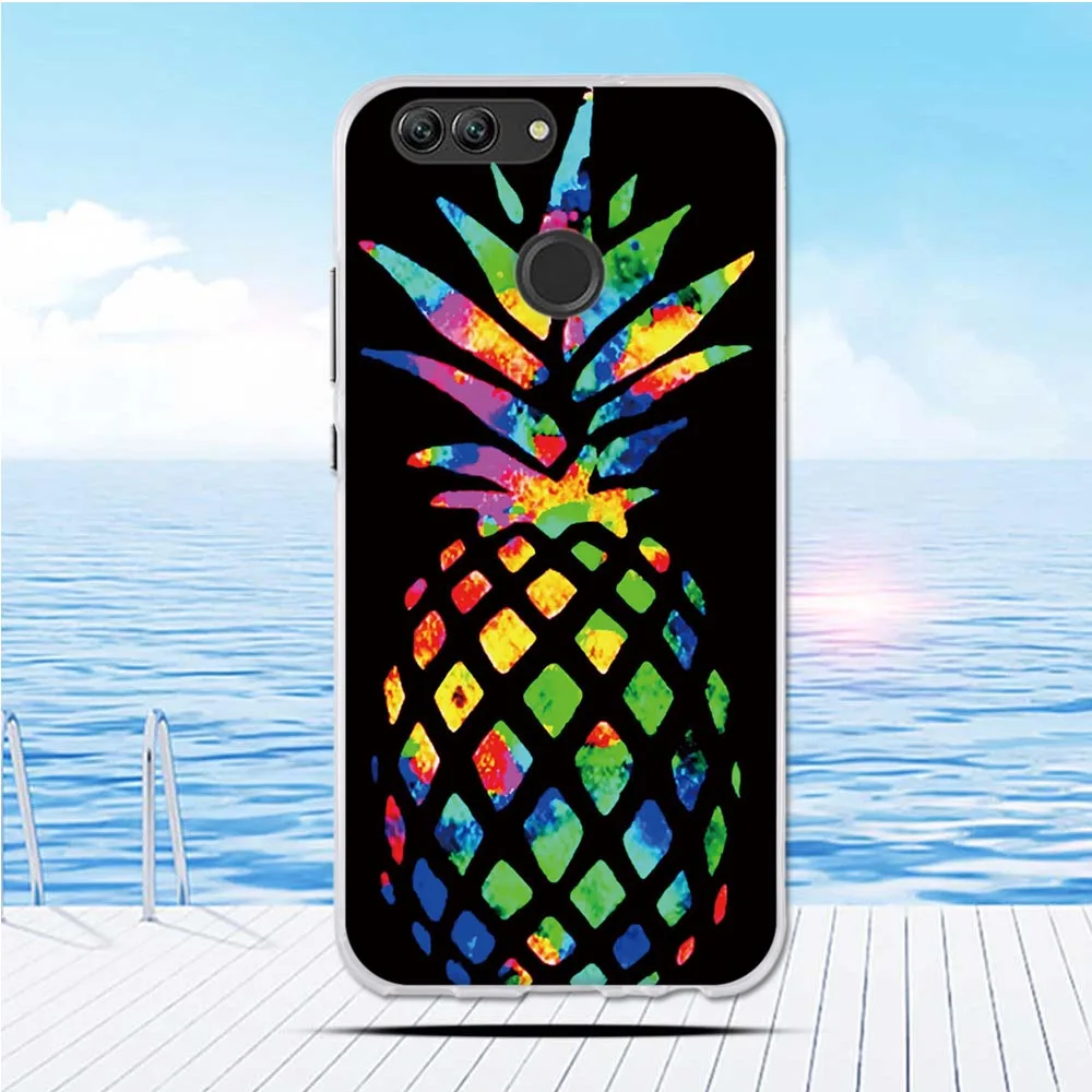 

Cases For Coque Huawei Nova 2 Phone Case Soft Silicone TPU Flower Case For Huawei Nova 2 5.0 inch Phone Protective Cover