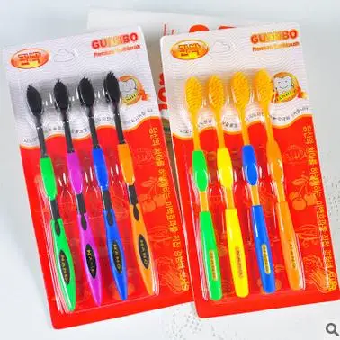 4 шт./лот Корейская зубная щетка escova de dente ручные зубные щетки мягкие сверхтонкие