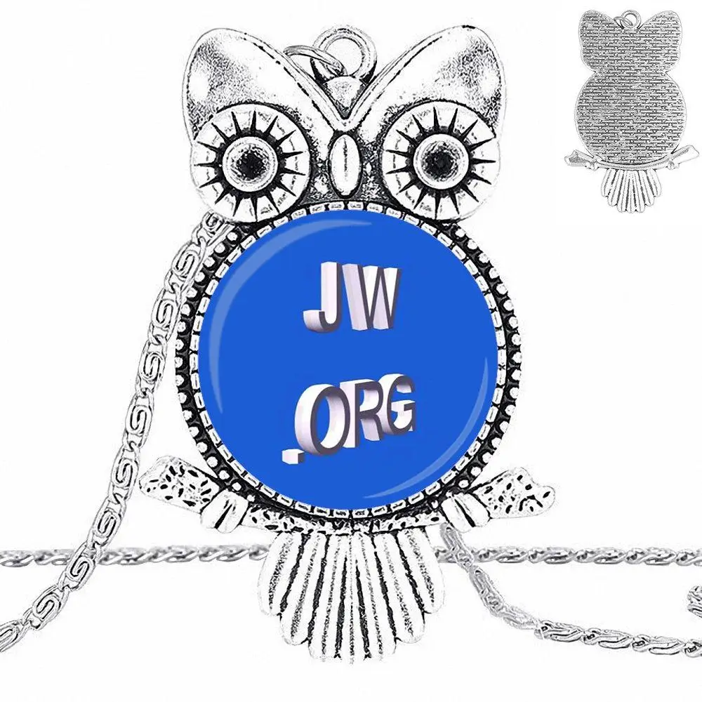 Ей глазурь для женщин и девушек Подарок JW ORG ожерелье с подвеской из стекла