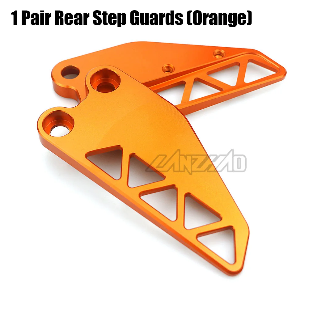 Rear Guards Orange Оранжевый мотоцикл ножной тормозной рычаг и рычаг переключения передач пара CNC алюминиевая Педаль Для KTM 390 Duke 2013 125 200 - Цвет: Rear Guards Orange