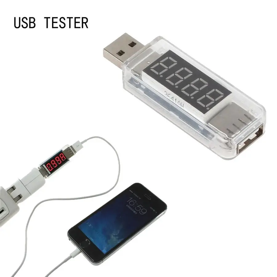 1 шт. kphrtek монитор Амперметр детектор цифровой вольтметр USB тестер зарядное