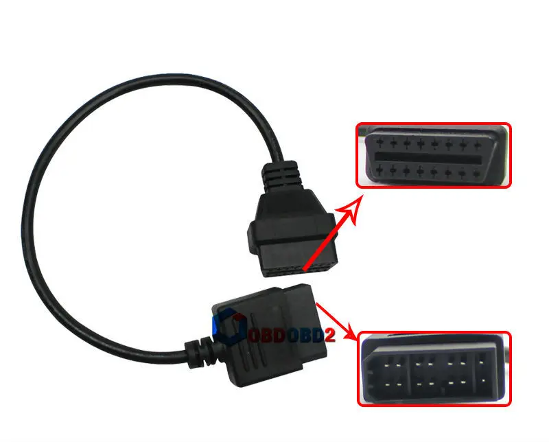 Диагностический интерфейс OBDII Для Nissan кабель с 14 Pin на 16 для OBD2 подходит