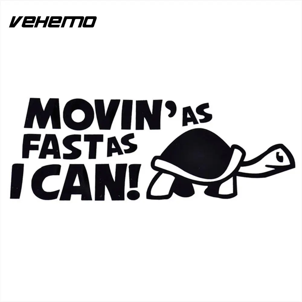 MOVIN'S быстро как я могу автомобиля Стикеры надписи DIY защитная пленка