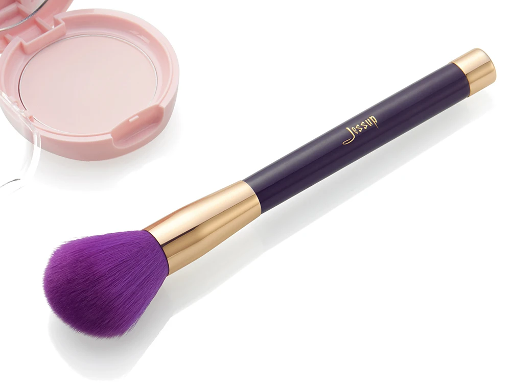 Jessup 15 шт. фиолетовый/Темный фиолетовый brochas maquillaje pinceaux maquillage тени для век Пудра лайнер макияжные кисти для контура набор T114