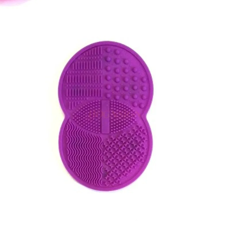 New Suction Cup Makeup Brush Cleaning Pad Boxed Washing Silicone Scrubbing Pad Cleaning Tool Gloves Sale
