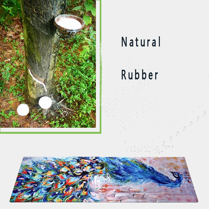 183cm*61cm*5mm New Style Natural Rubber Absorb Sweat Comfortable Suede Fabric Non-Slip Lose Exercise Yoga Mat | Спорт и развлечения