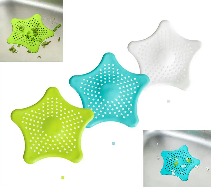 New Silicone Drain Hole Strainer Kitchen Sink Sewer Bathtub Hair Catcher Stopper Trapper Toliet Bathroom Cover Floor Filters Hot | Дом и сад