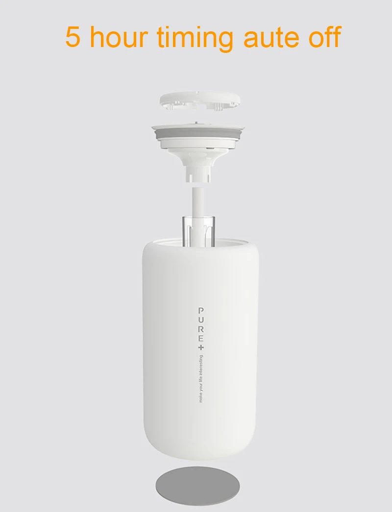 Высокое качество увлажнитель бытовой освежитель воздуха диффузор мини USB тумана со светодиодной ночной подсветкой для автомобиля офиса 400 мл