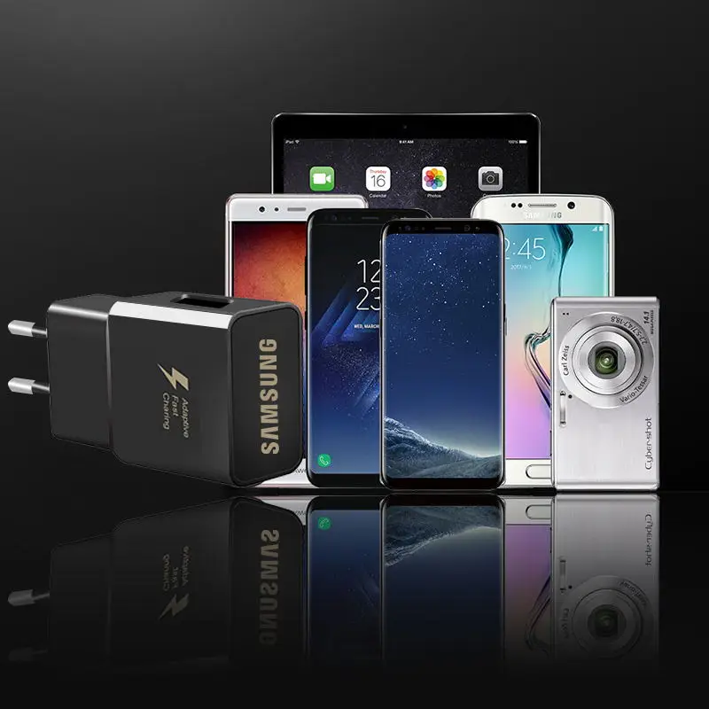 Быстрое зарядное устройство USB Samsung Galaxy Note10 Note9 S10 S9 plus 1 2 м кабель Type C адаптер для