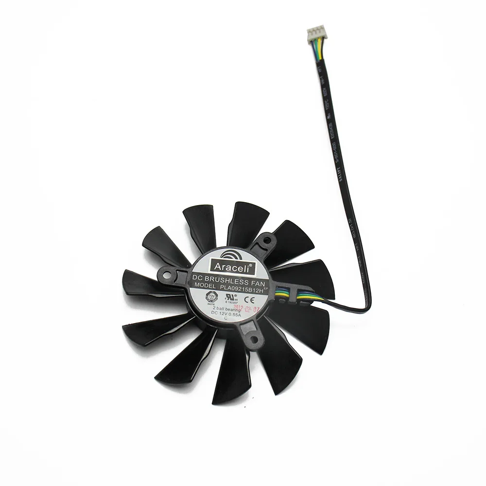 Новинка вентилятор для видеокарты MSI N650 R7750 R7770 N640GT GTX950 250 550 570 580 HD6850 HD6870 N460 N560GTX