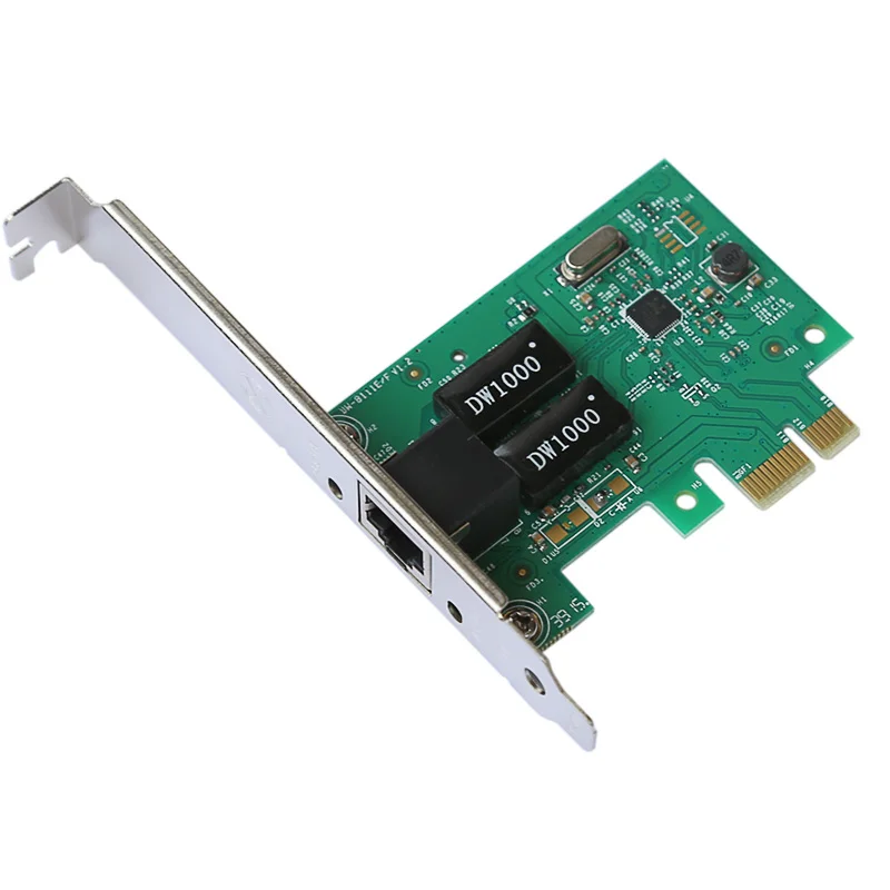 Гигабитный NIC Настольный PCI-E сетевой GbE 10/100/1000 МБ LAN адаптер карта низкопрофильный