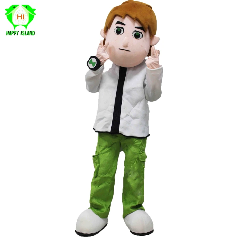 Ben10 талисман костюм тупой мальчик талисман костюм Взрослый размер Хэллоуин костюм косплей костюмы на заказ