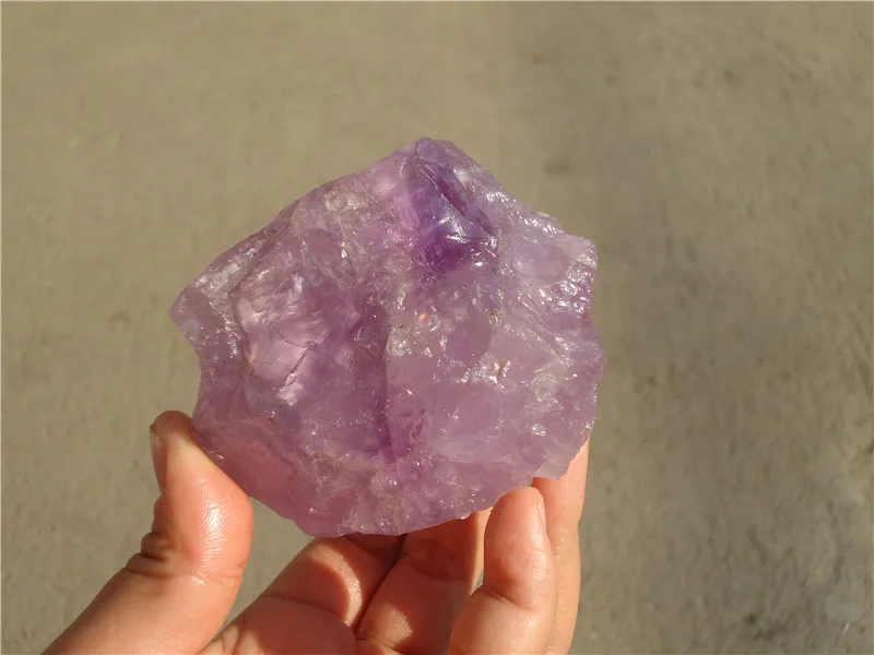 

475g Pure natural amethyst original rock specimen furnishing articles LA1278