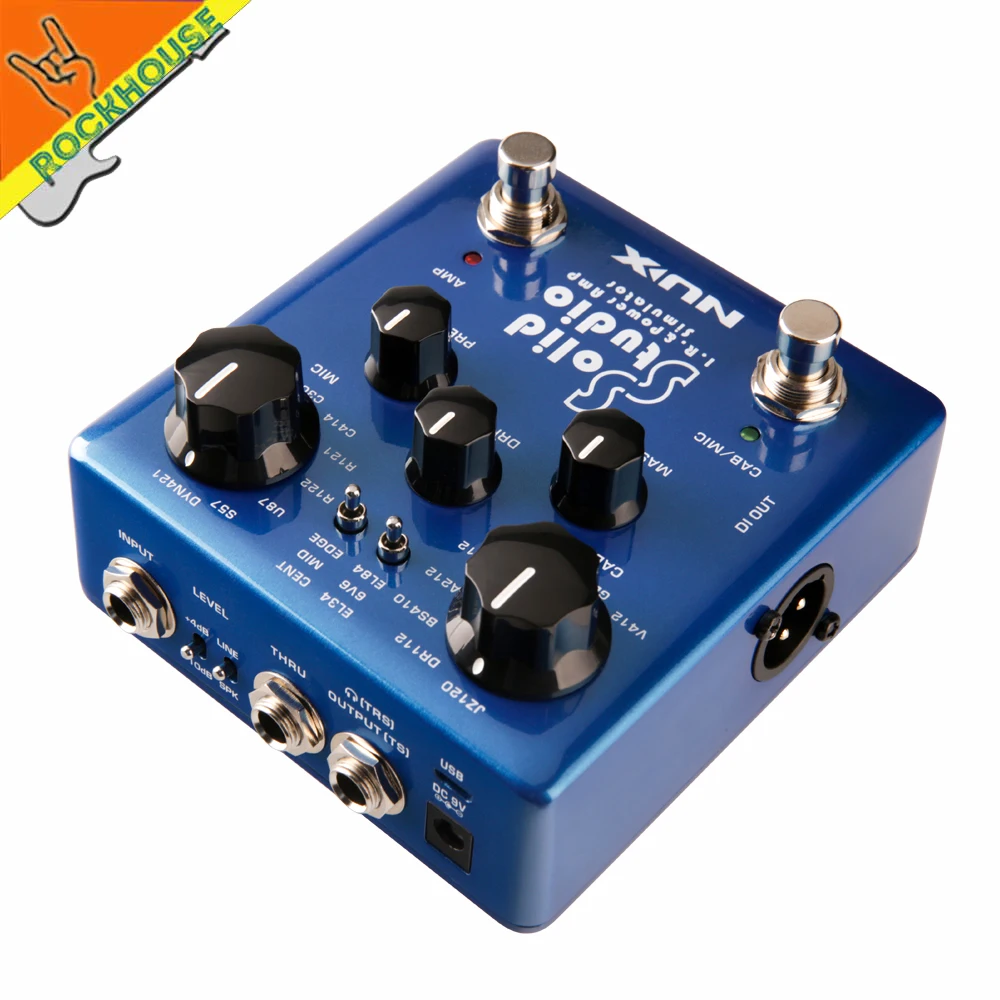NUX Solid Studio IR Loader педаль эффектов для шкафа симулятор микрофона гитарная & power Amp