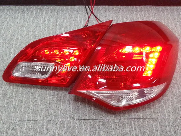 Для GM-BUICK 2010 до 2013 года Opel Astra светодиодный задний фонарь красный цвет