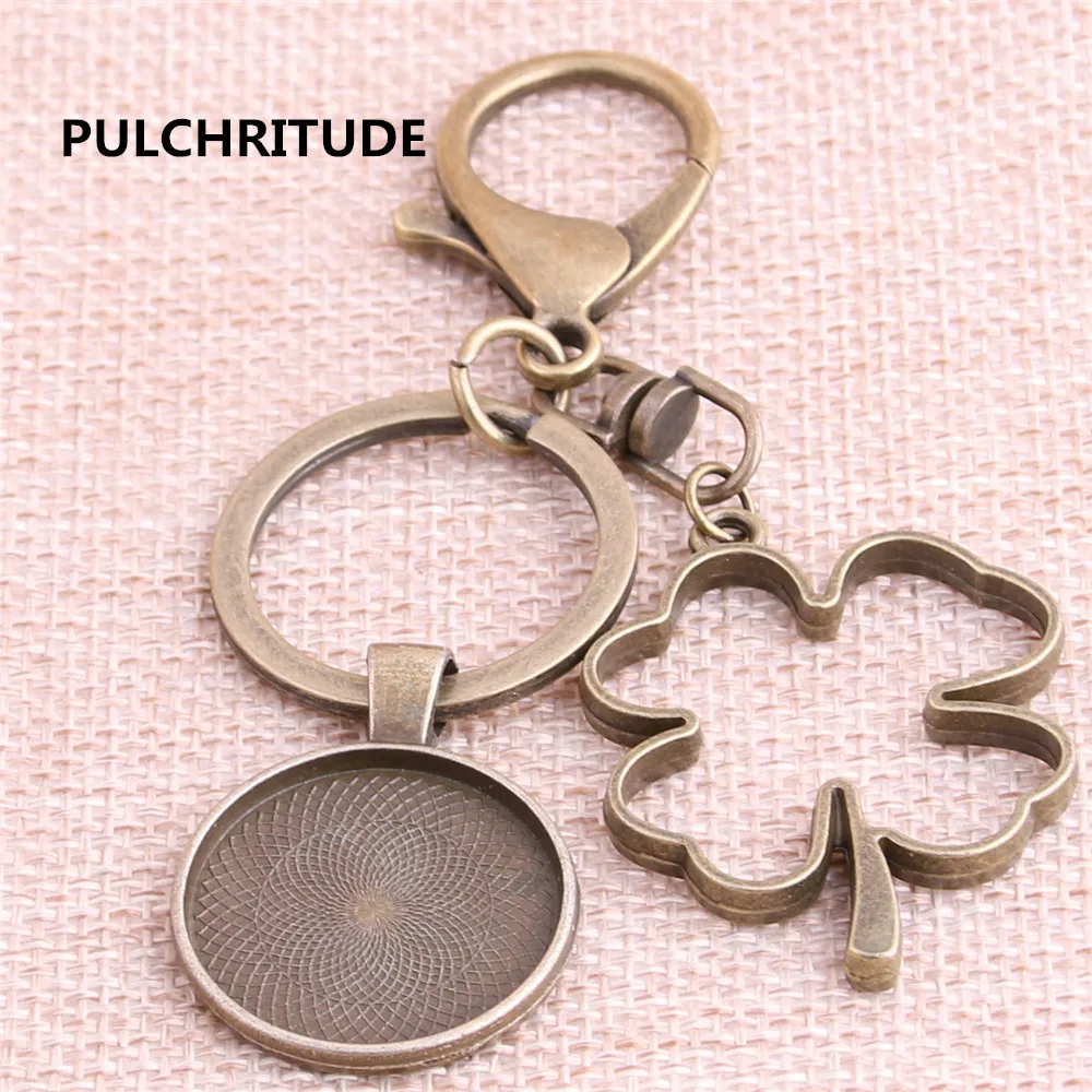 PULCHRITUDE 3 шт. Круглый 25 мм старинная бронзовая Камея База ручной Установка завод по