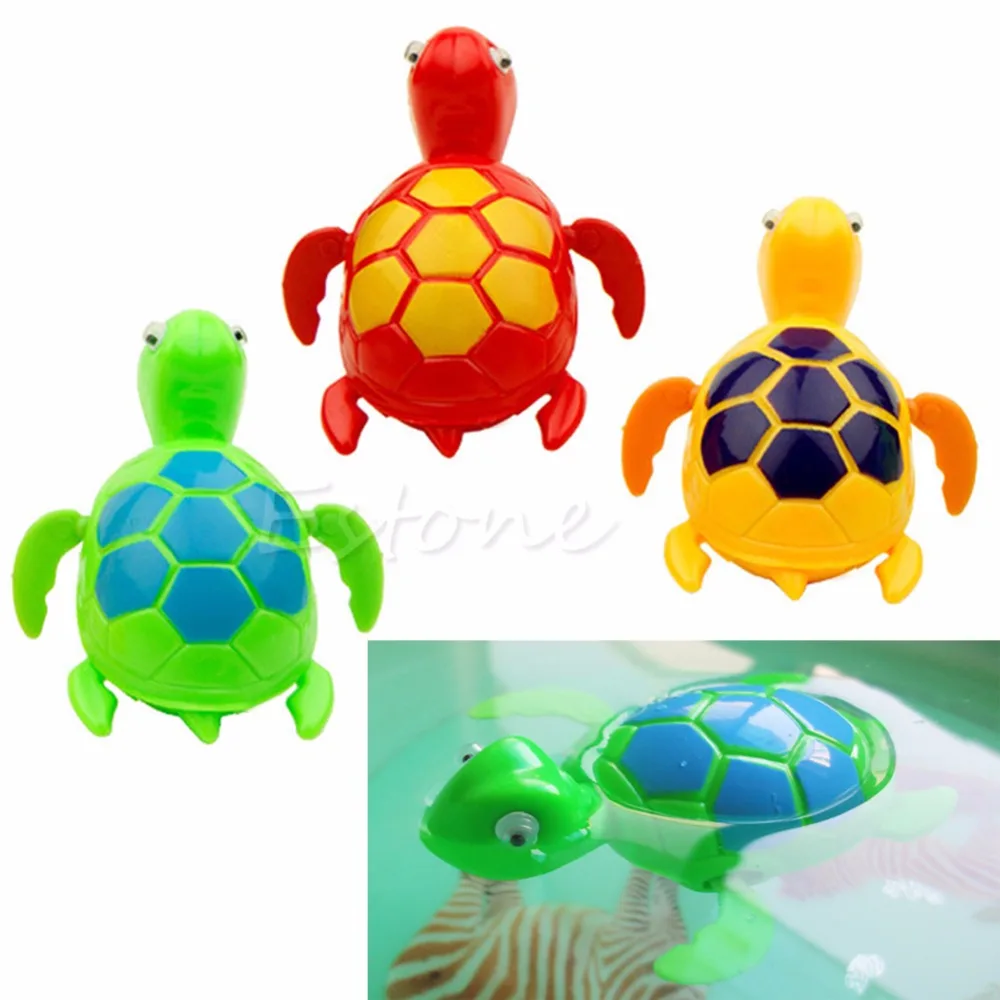 

Hot sale Wind Up piscine Jouet animal flottant Tortue For Baby enfant Kids Pool Bath Time-TwFi