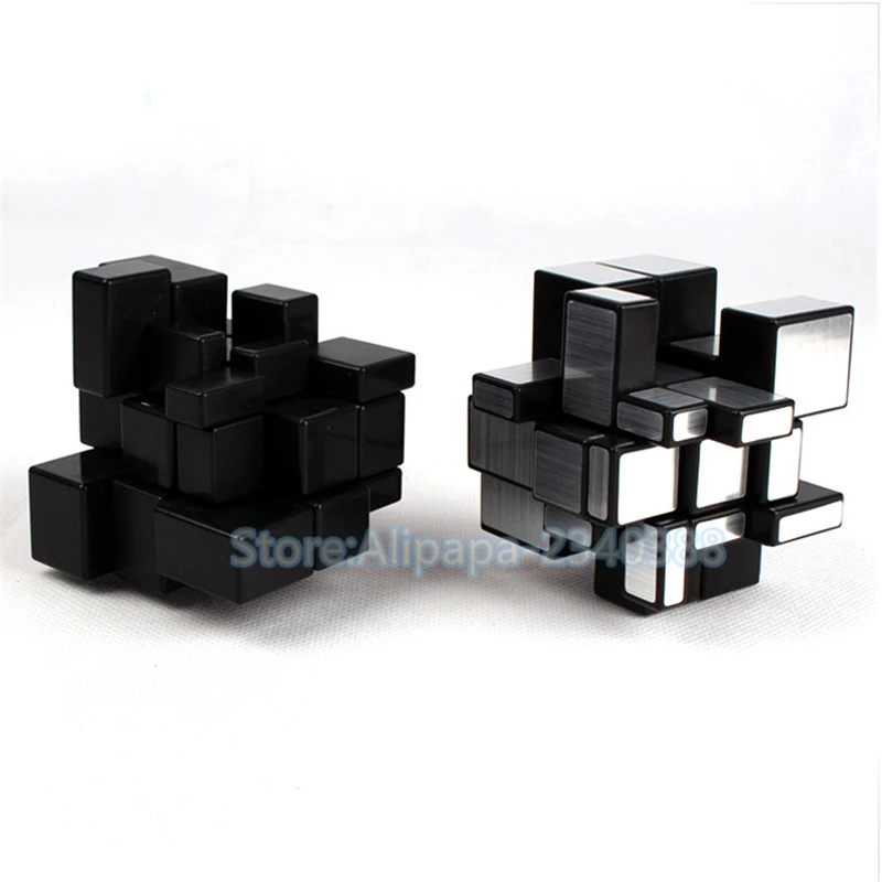 Лидер продаж 2 шт./лот серебряный и золотой зеркальный волшебный куб с