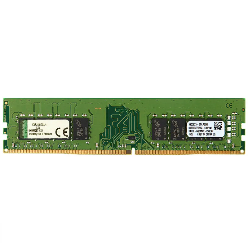 Kingston оригинальный DDR4 2400 МГц 4 GB 8 памяти Intel игровой Оперативная память ПК высокое