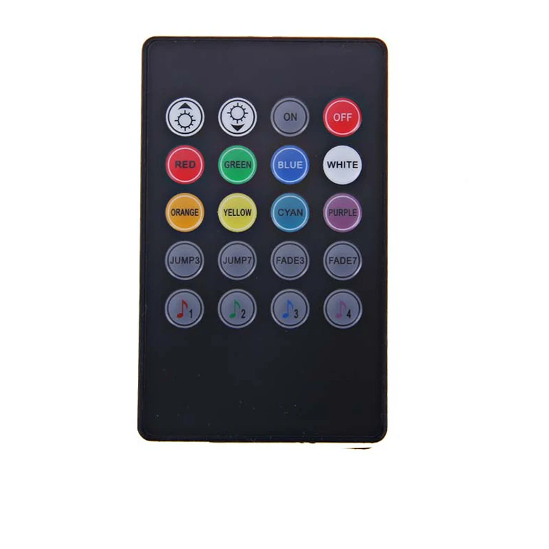 Светодиодный музыкальный ИК RGB контроллер 20key дистанционный звуковой датчик для
