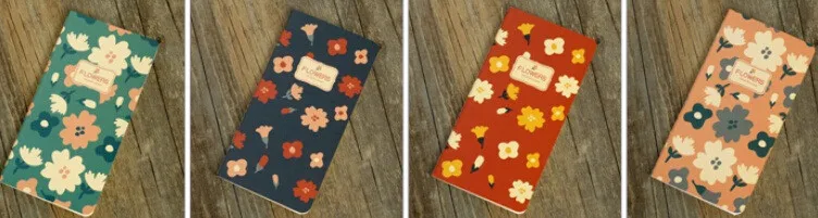 Красивый милый блокнот в стиле ретро с цветами 1 шт./лот винтажный сделай сам